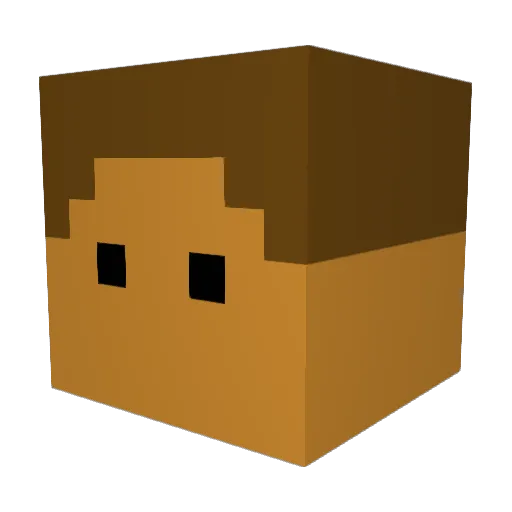 awesomealex29 Minecraft avatar head, 3D render
