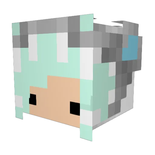 awesomejojo1999 Minecraft avatar head, 3D render