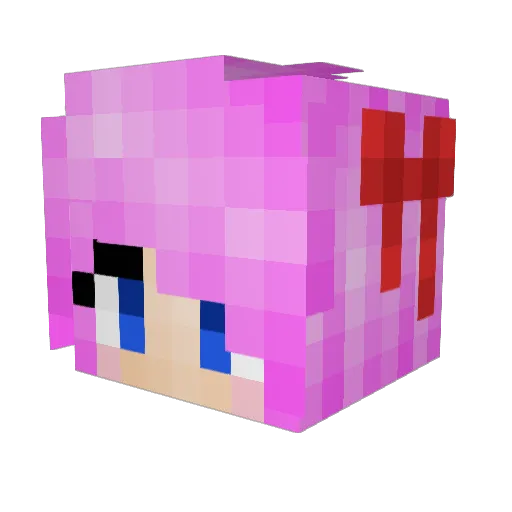 awesomeneanimals Minecraft avatar head, 3D render