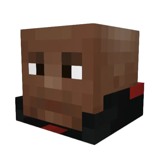 awesomeobeast Minecraft avatar head, 3D render