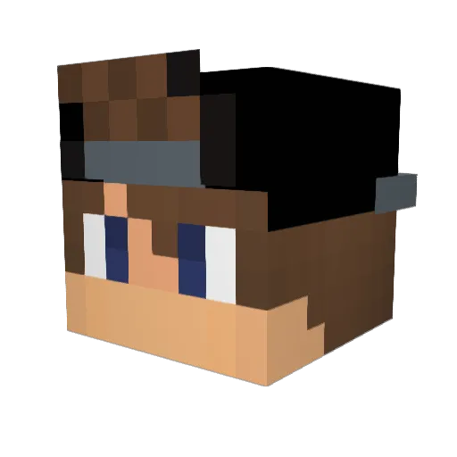 awesomepigbeast Minecraft avatar head, 3D render