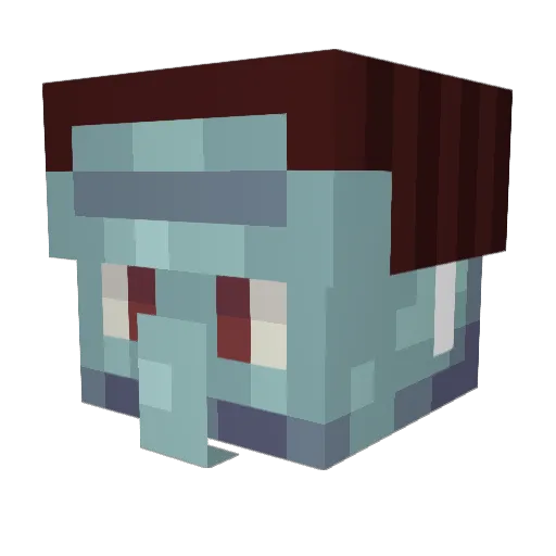 awesomesause659 Minecraft avatar head, 3D render