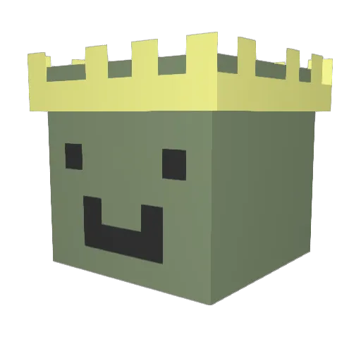 awesomesb Minecraft avatar head, 3D render