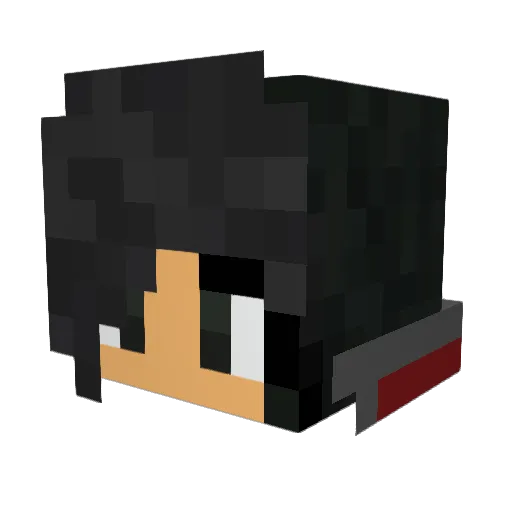 awesomestarfire Minecraft avatar head, 3D render