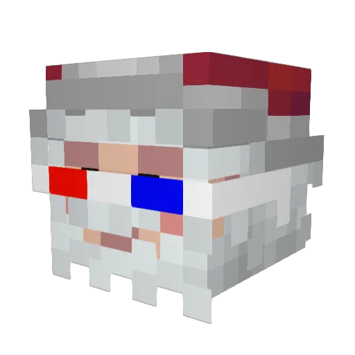awesomewolf69 Minecraft avatar head, 3D render