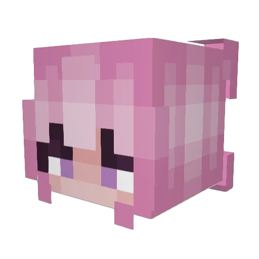 awexxx Minecraft avatar head, 3D render