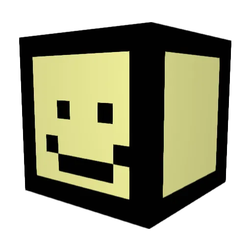 awfeg Minecraft avatar head, 3D render