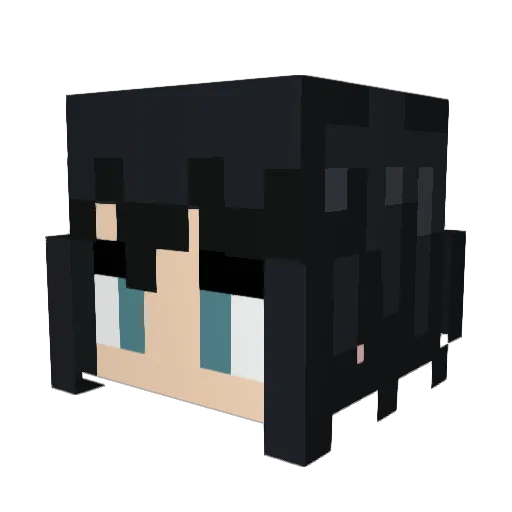 awgg Minecraft avatar head, 3D render