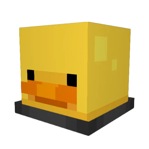 awh11 Minecraft avatar head, 3D render