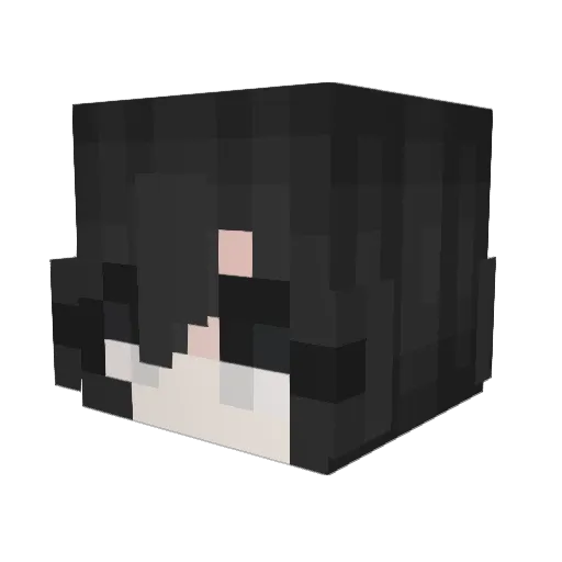 awhrizo Minecraft avatar head, 3D render