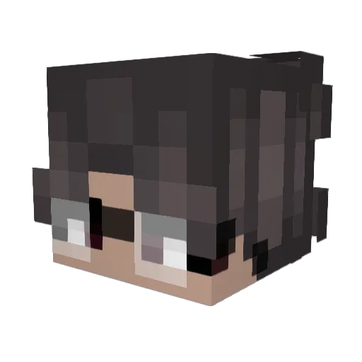 awilies Minecraft avatar head, 3D render