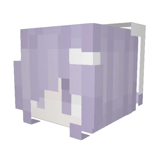 awkward8 Minecraft avatar head, 3D render
