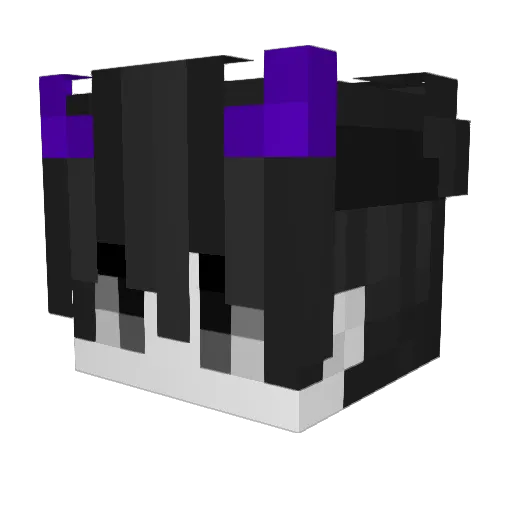 awlek Minecraft avatar head, 3D render