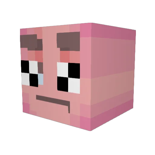 awoogabarkbark Minecraft avatar head, 3D render