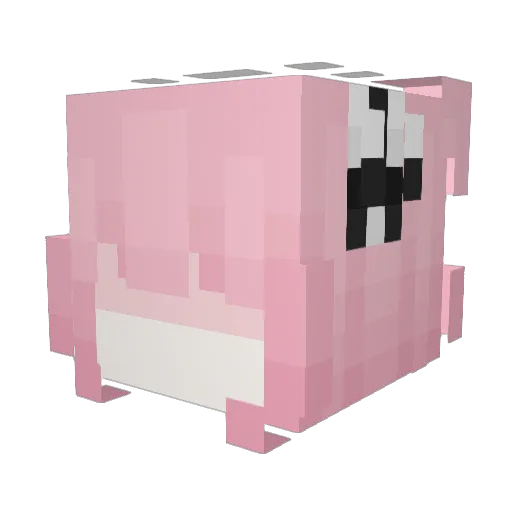 awookie573 Minecraft avatar head, 3D render