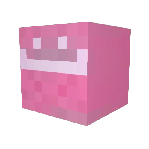 awrg Minecraft avatar head, 3D render
