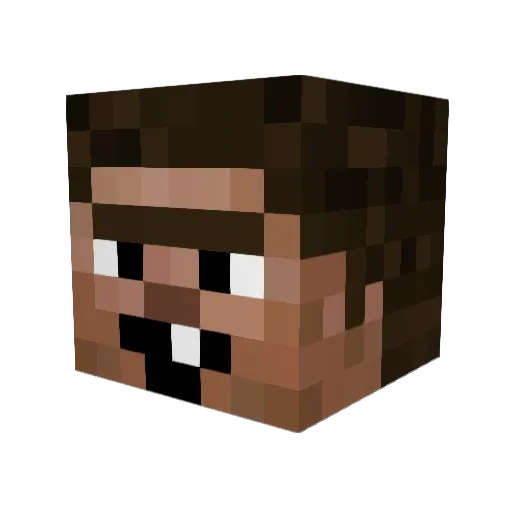 awsfarooq28 Minecraft avatar head, 3D render