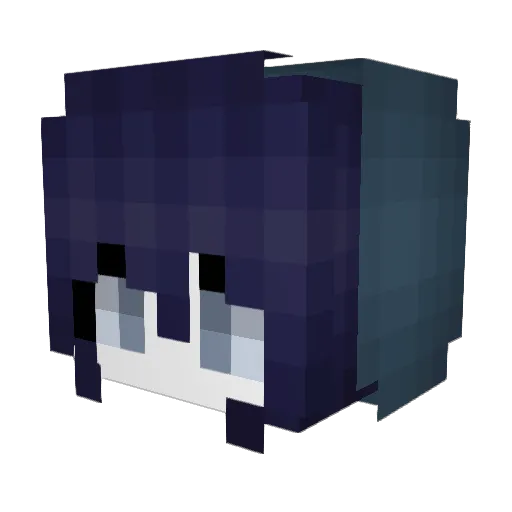 awsnap Minecraft avatar head, 3D render