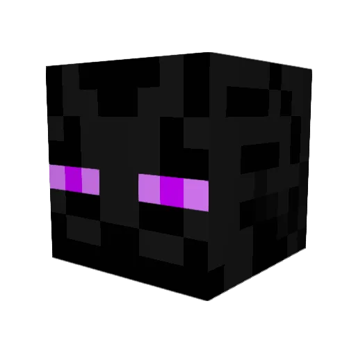 awsofun Minecraft avatar head, 3D render