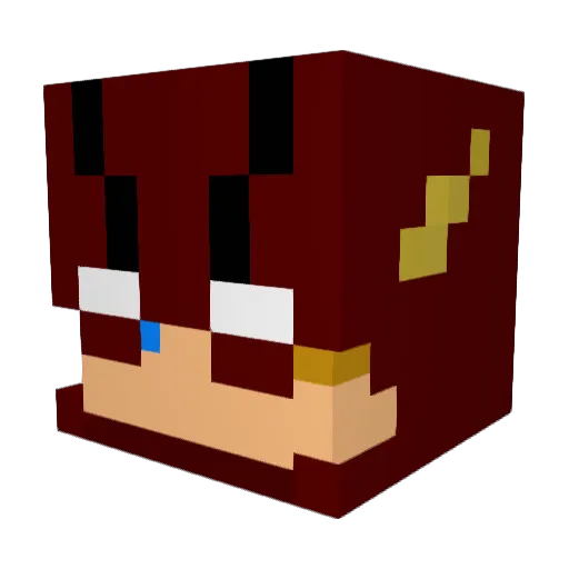 awsome20018 Minecraft avatar head, 3D render