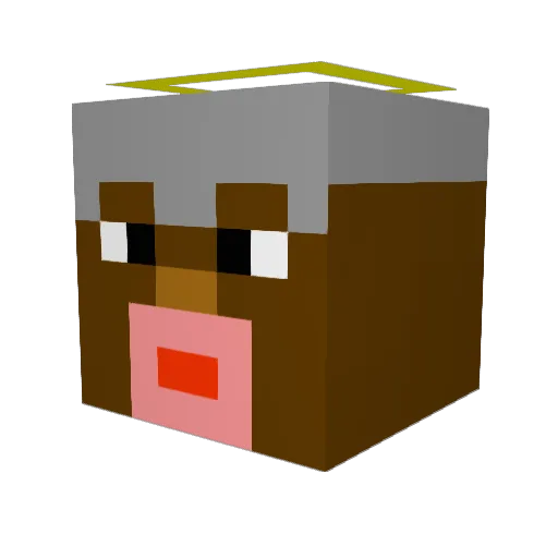 aww0717 Minecraft avatar head, 3D render