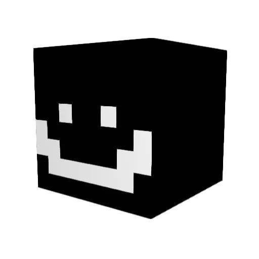 awwjava Minecraft avatar head, 3D render