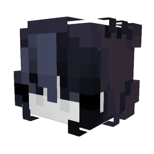 awwwh Minecraft avatar head, 3D render