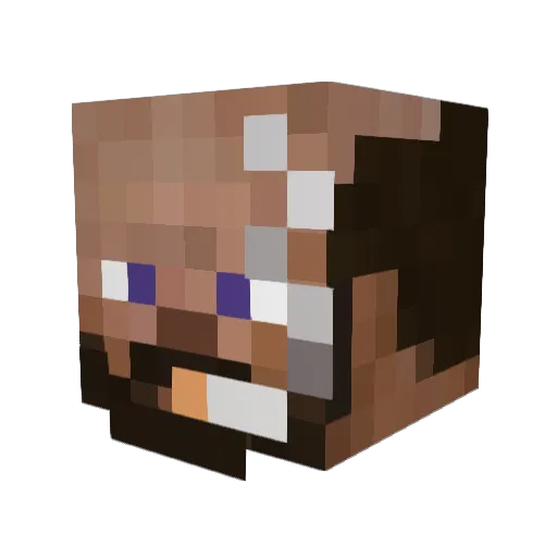 axaeri Minecraft avatar head, 3D render