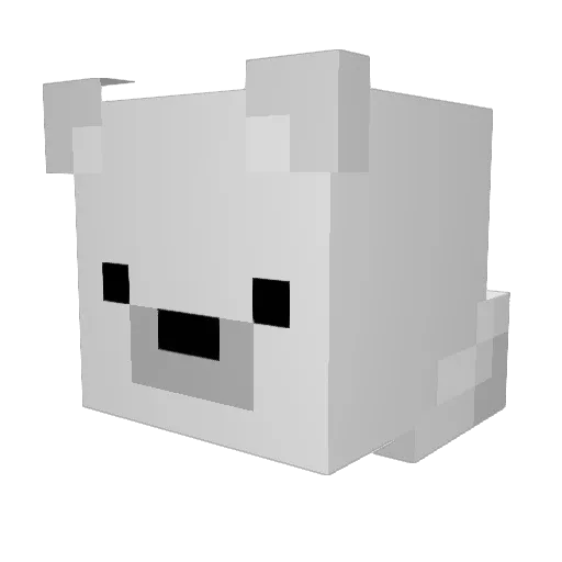 axdemarco747 Minecraft avatar head, 3D render
