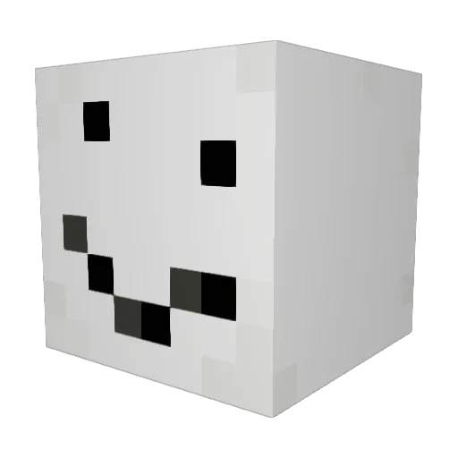 axe_ee Minecraft avatar head, 3D render
