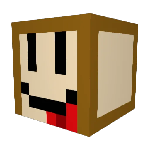 axel132 Minecraft avatar head, 3D render