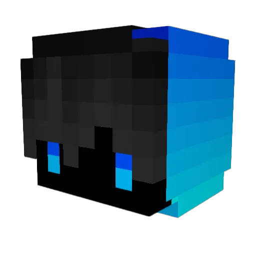 axel18 Minecraft avatar head, 3D render