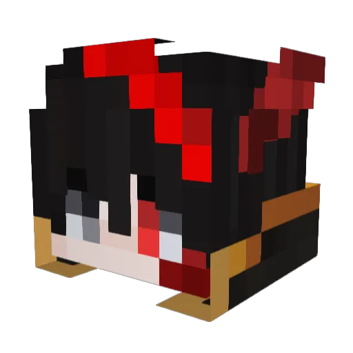 axel59180 Minecraft avatar head, 3D render