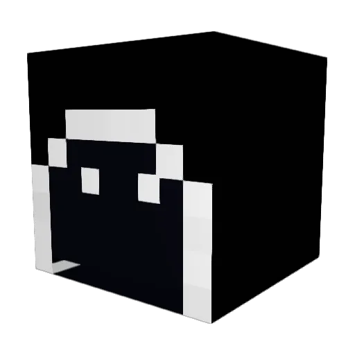axelXII Minecraft avatar head, 3D render