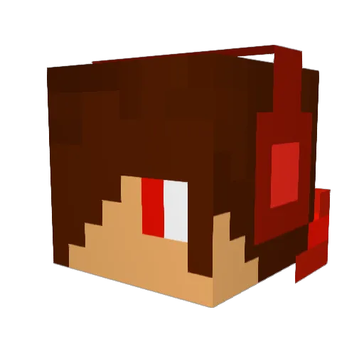 axel_941 Minecraft avatar head, 3D render