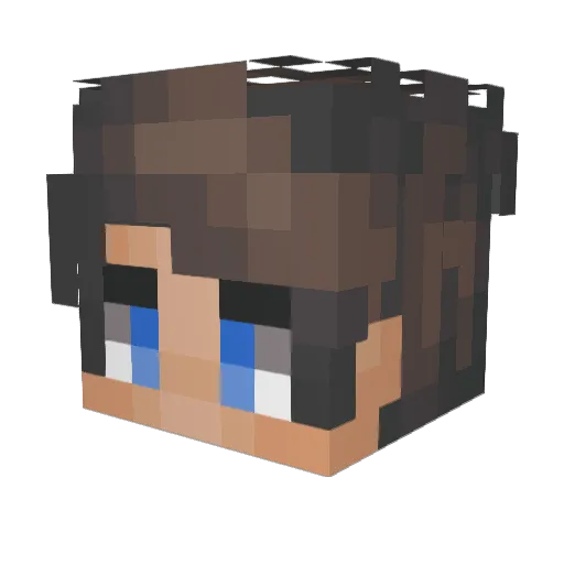 axeldahlberg11 Minecraft avatar head, 3D render