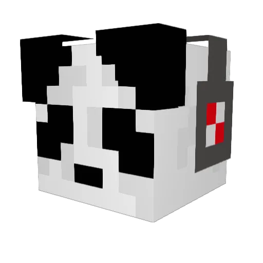 axelreight Minecraft avatar head, 3D render