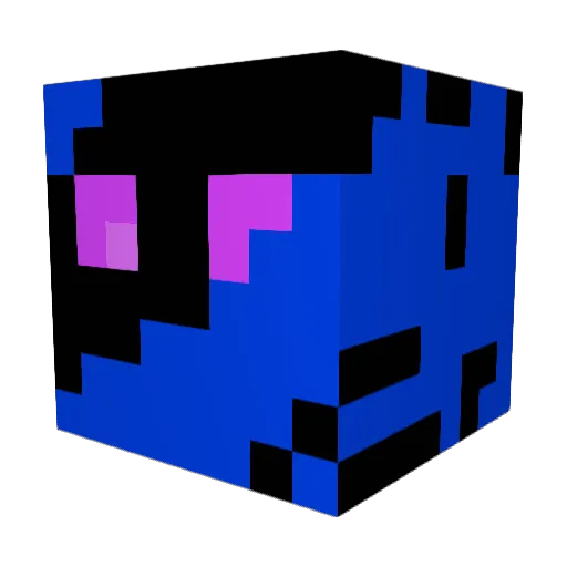axeltherabbit Minecraft avatar head, 3D render