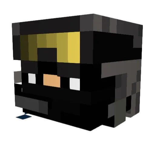 axim38 Minecraft avatar head, 3D render