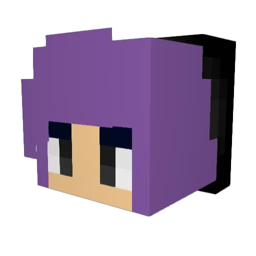 axin911017 Minecraft avatar head, 3D render