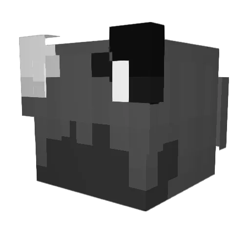 axisilox Minecraft avatar head, 3D render
