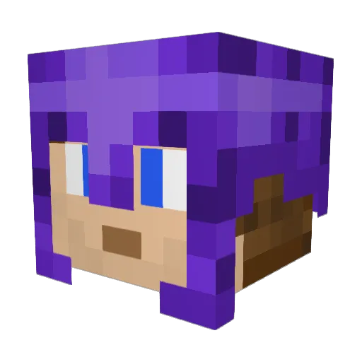 axner2012 Minecraft avatar head, 3D render