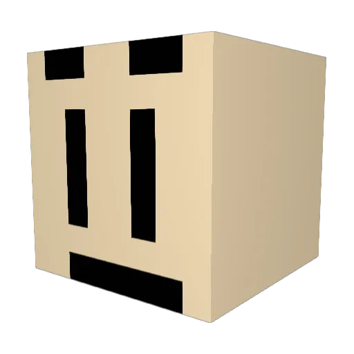 axo291 Minecraft avatar head, 3D render