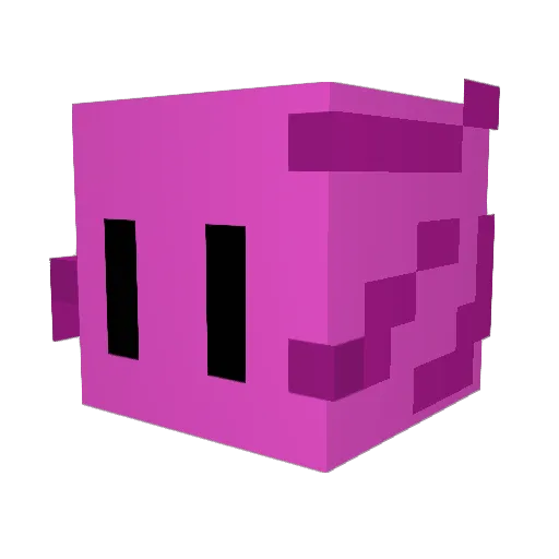 axogamer123 Minecraft avatar head, 3D render