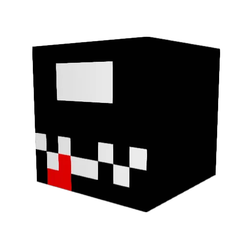 axolotl12906 Minecraft avatar head, 3D render