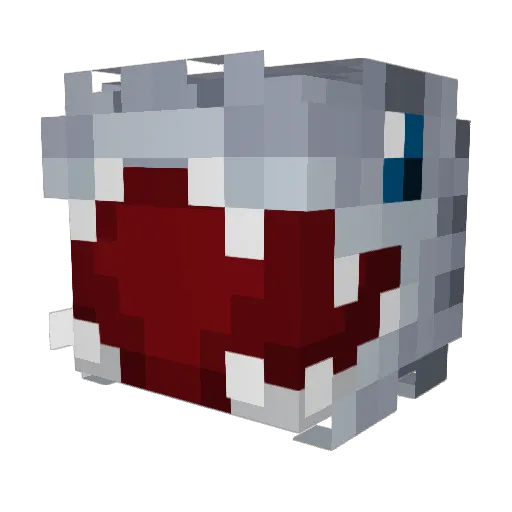 axolotl_0906 Minecraft avatar head, 3D render