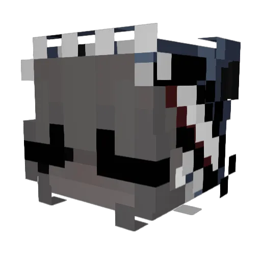 axr1s Minecraft avatar head, 3D render