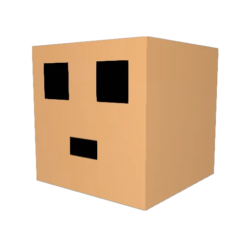 axstro_180 Minecraft avatar head, 3D render