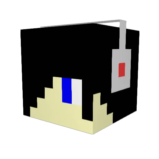 axton900 Minecraft avatar head, 3D render