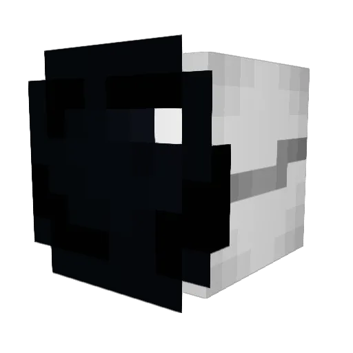 axtroghost Minecraft avatar head, 3D render